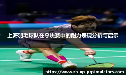 上海羽毛球队在总决赛中的耐力表现分析与启示